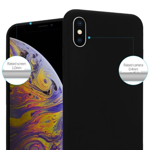 Kup Etui Crong Soft Skin Cover Apple iPhone XS Max (fekete) - CRG43 - {ean13} - Sklep Home Screen