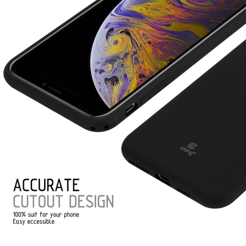 Kup Case Crong Soft Skin Cover Apple iPhone XS Max (schwarz) - CRG43 - {ean13} - Sklep Home Screen