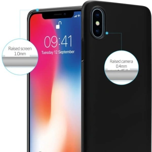 Kup Case Crong Smooth Skin Apple iPhone XS/X (schwarz) - CRG46 - {ean13} - Sklep Home Screen