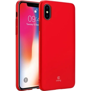 Buy Crong Smooth Skin Apple iPhone XS/X (red) - CRG47 - {ean13} - Home Screen Store Europe