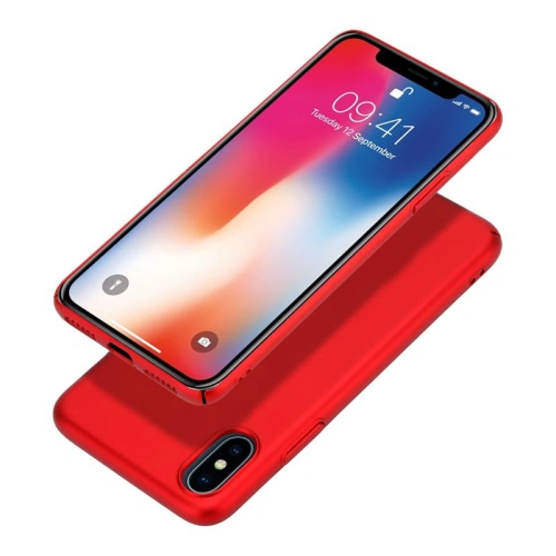 Buy Crong Smooth Skin Apple iPhone XS/X (red) - CRG47 - {ean13} - Home Screen Store Europe