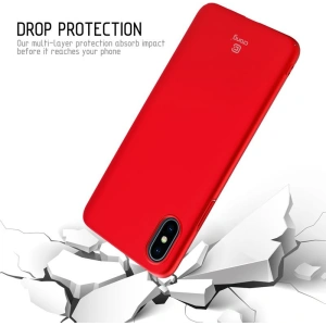 Kup Case Crong Smooth Skin Apple iPhone XS/X (rot) - CRG47 - {ean13} - Sklep Home Screen
