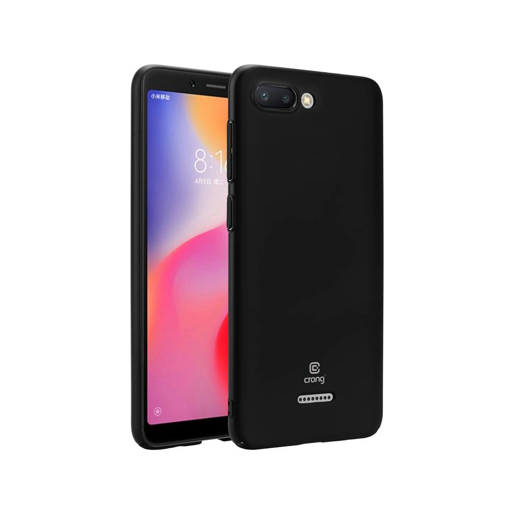 Etui Crong Smooth Skin Xiaomi Redmi 6 (czarny)