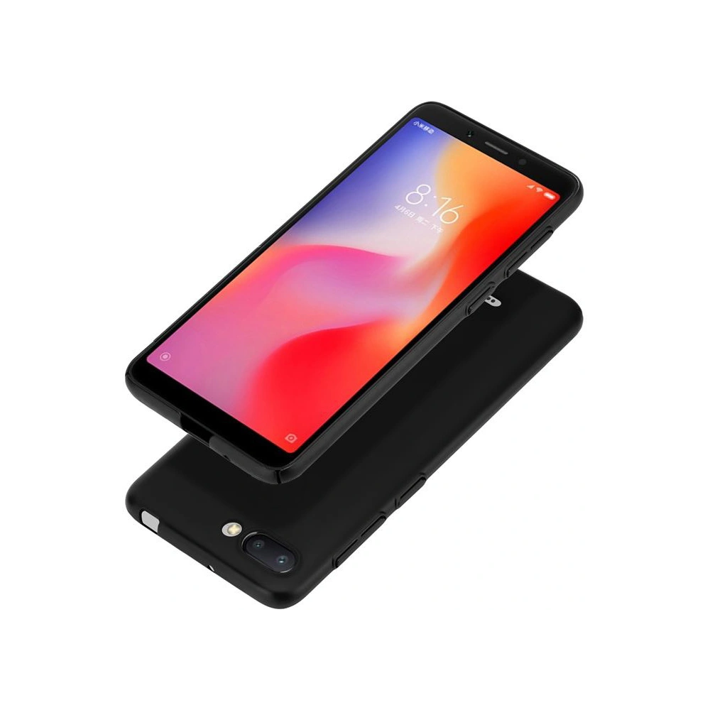 Etui Crong Smooth Skin Xiaomi Redmi 6 (czarny)