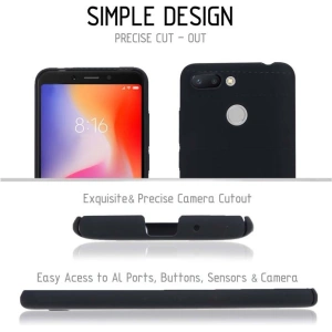 Kup Case Crong Smooth Skin Xiaomi Redmi 6A (schwarz) - CRG50 - {ean13} - Sklep Home Screen