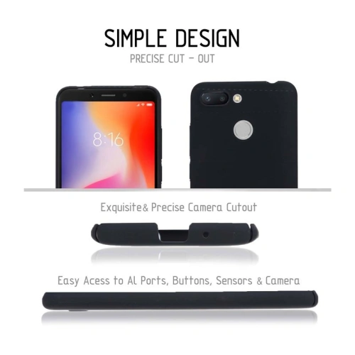 Kup Etui Crong Smooth Skin Xiaomi Redmi 6A (czarny) - CRG50 - {ean13} - Sklep Home Screen