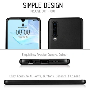 Kup Etui Crong Smooth Skin Huawei P30 (czarny) - CRG52 - {ean13} - Sklep Home Screen