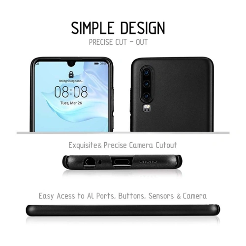 Kup Etui Crong Smooth Skin Huawei P30 (černý) - CRG52 - {ean13} - Sklep Home Screen