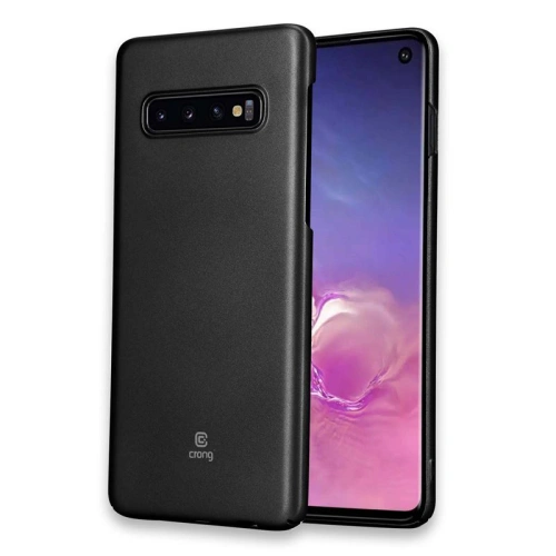 Kup Etui Crong Smooth Skin Samsung Galaxy S10+ Plus (fekete) - CRG53 - {ean13} - Sklep Home Screen