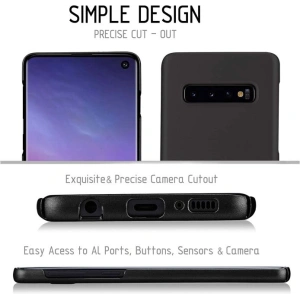 Kup Etui Crong Smooth Skin Samsung Galaxy S10+ Plus (czarny) - CRG53 - {ean13} - Sklep Home Screen