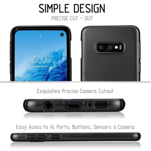 Buy Crong Smooth Skin Samsung Galaxy S10e (black) - CRG54 - {ean13} - Home Screen Store Europe