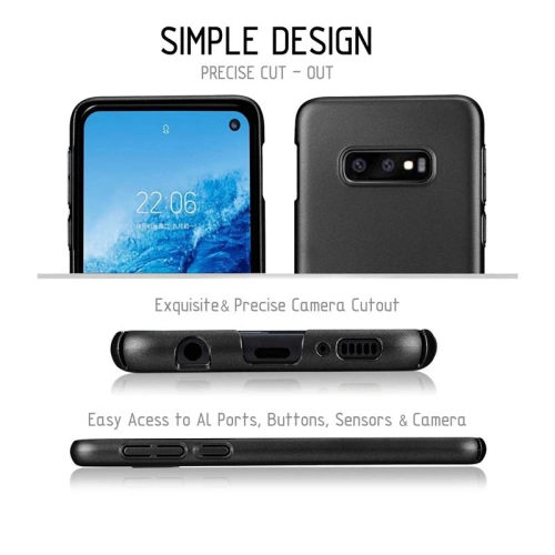Buy Crong Smooth Skin Samsung Galaxy S10e (black) - CRG54 - {ean13} - Home Screen Store Europe