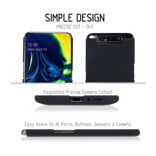 Kup Etui Crong Smooth Skin Samsung Galaxy A80/A90 (negru) - CRG59 - {ean13} - Sklep Home Screen
