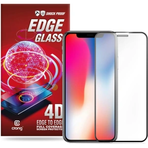 Kup Szkło hartowane Crong Edge Glass 4D Full Glue Apple iPhone 11 Pro/XS/X - CRG68 - {ean13} - Sklep Home Screen