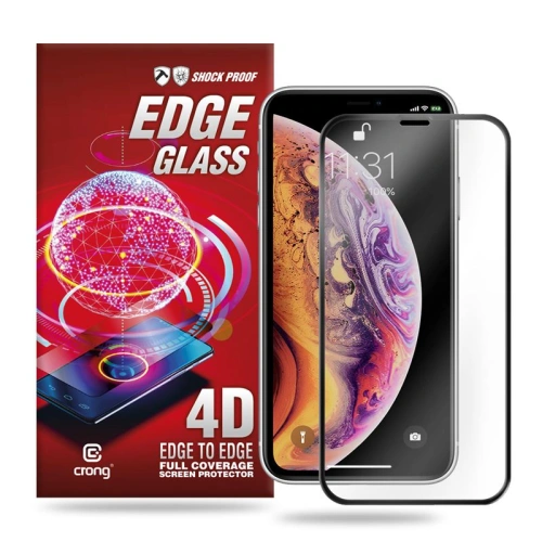 Kup Sticlă temperată Crong Edge Glass 4D Full Glue Apple iPhone 11 Pro Max/XS Max - CRG69 - {ean13} - Sklep Home Screen