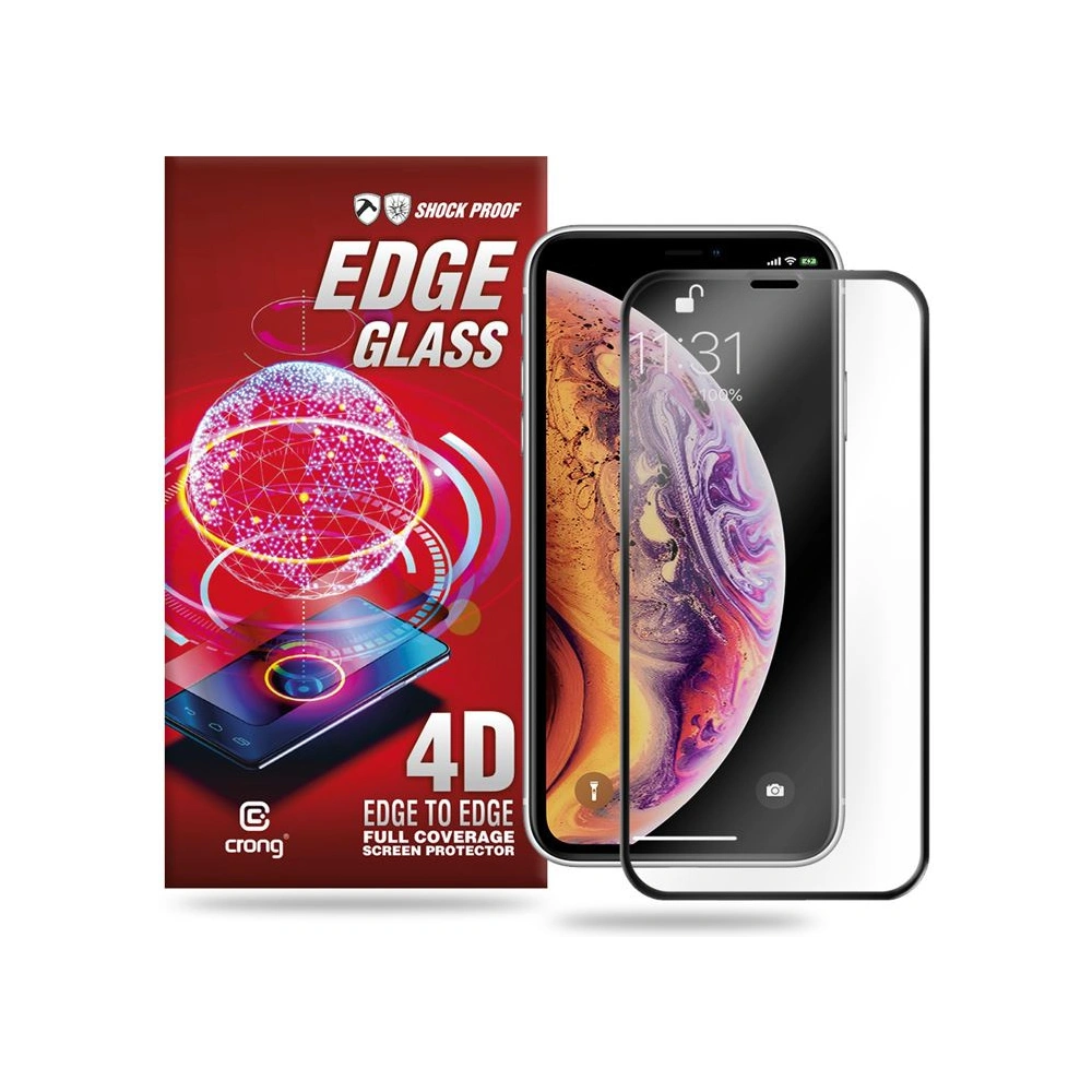 Szkło hartowane Crong Edge Glass 4D Full Glue Apple iPhone 11 Pro Max/XS Max