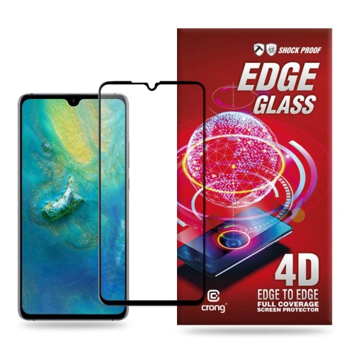 Kup Gehärtetes Glas Crong Edge Glass 4D Full Glue Huawei Mate 20 - CRG74 - {ean13} - Sklep Home Screen