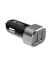 Încărcător auto Crong Power Car Charger 24W 2xUSB 2.4A (aluminiu)