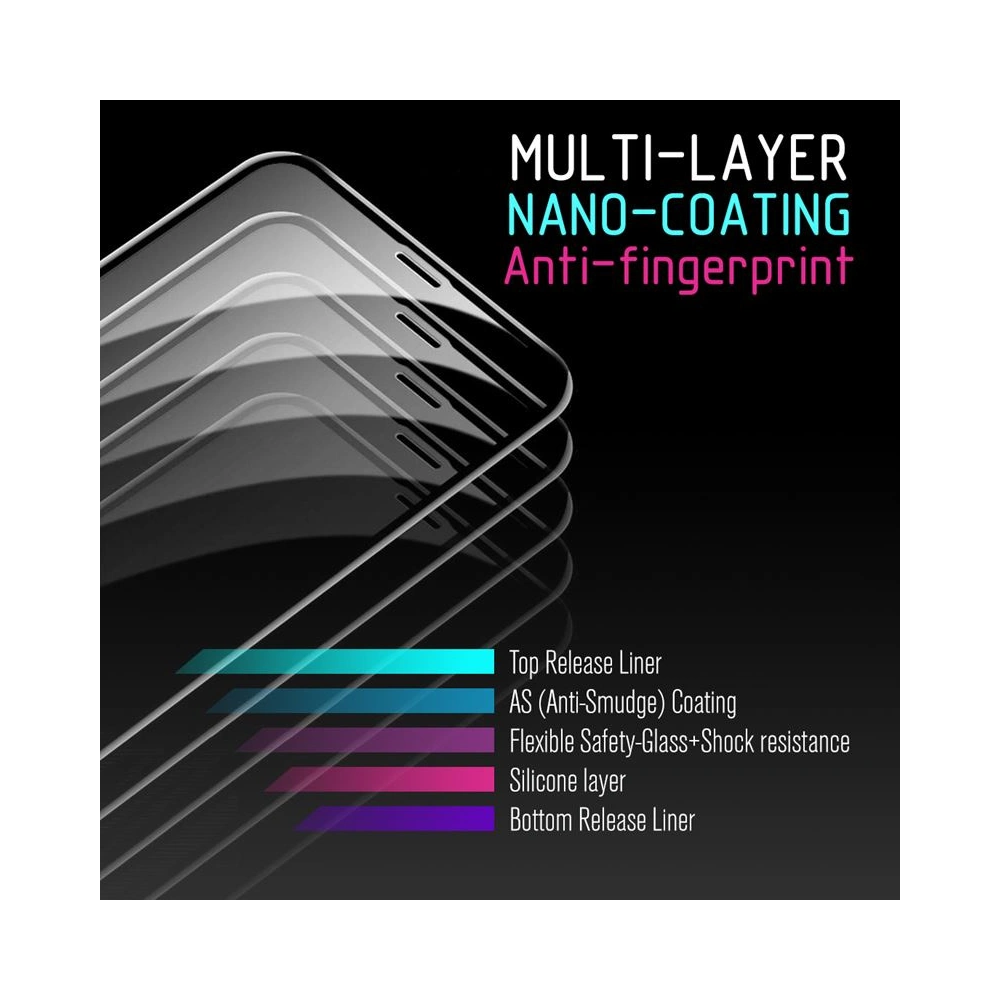 Szkło hybrydowe Crong 7D Nano Flexible Glass Apple iPhone 11 Pro Max/XS Max