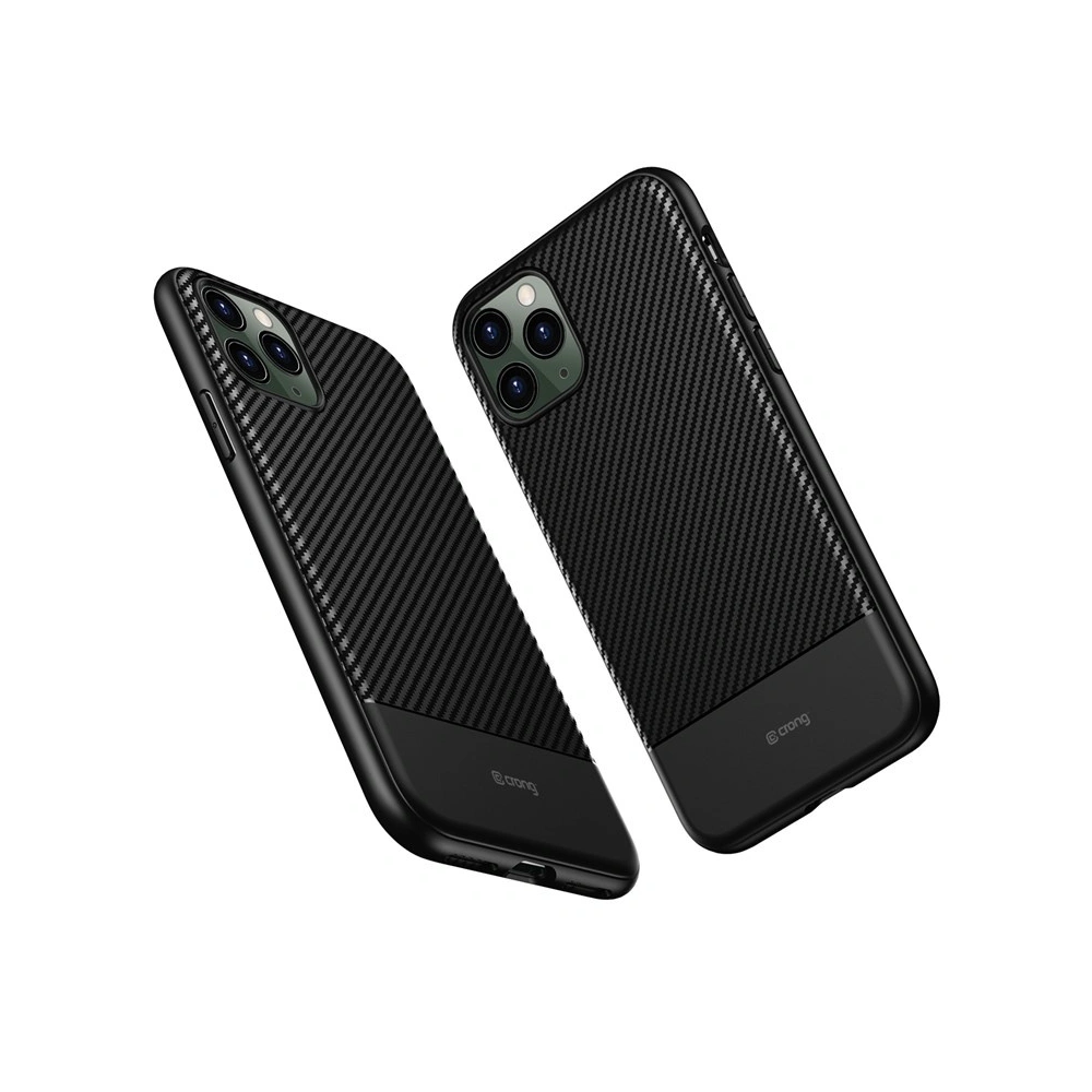 Etui Crong Prestige Carbon Cover Apple iPhone 11 Pro (czarny)