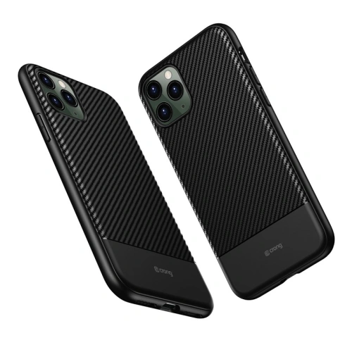 Kup Etui Crong Prestige Carbon Cover Apple iPhone 11 Pro Max (fekete) - CRG84 - {ean13} - Sklep Home Screen