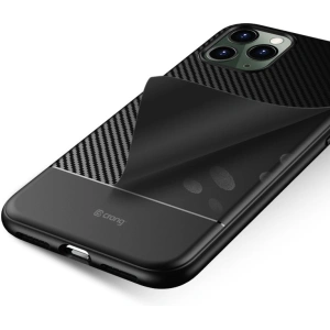 Buy Crong Prestige Carbon Cover Apple iPhone 11 Pro Max (black) - CRG84 - {ean13} - Home Screen Store Europe