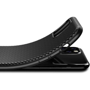 Buy Crong Prestige Carbon Cover Apple iPhone 11 Pro Max (black) - CRG84 - {ean13} - Home Screen Store Europe