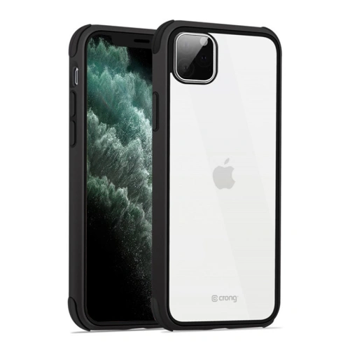 Kup Case Crong Trace Clear Cover Apple iPhone 11 Pro Max (schwarz/schwarz) - CRG87 - {ean13} - Sklep Home Screen