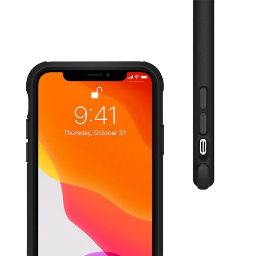 Kup Case Crong Trace Clear Cover Apple iPhone 11 Pro Max (schwarz/schwarz) - CRG87 - {ean13} - Sklep Home Screen