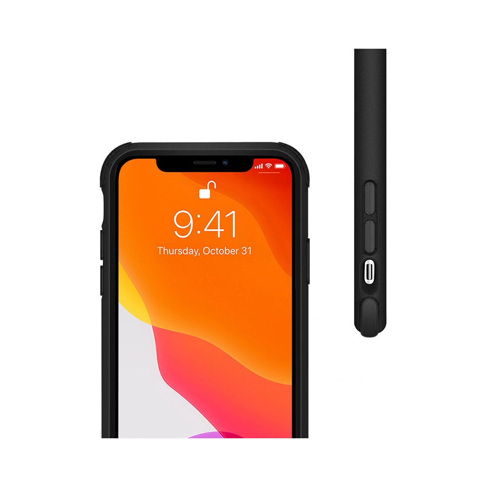 Etui Crong Trace Clear Cover Apple iPhone 11 Pro Max (czarny/czarny)