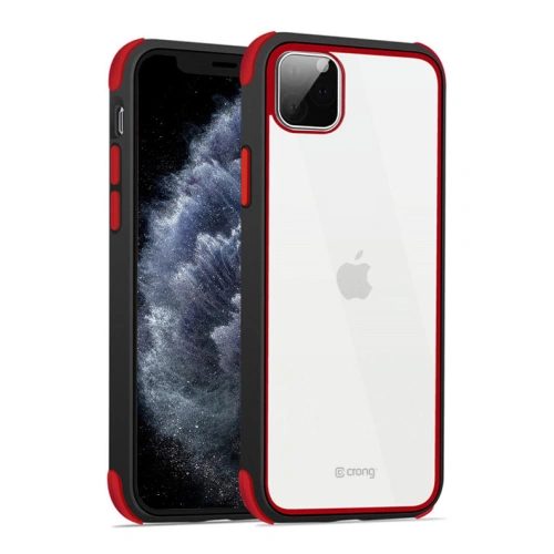 Kup Etui Crong Trace Clear Cover Apple iPhone 11 Pro (černá/červená) - CRG89 - {ean13} - Sklep Home Screen