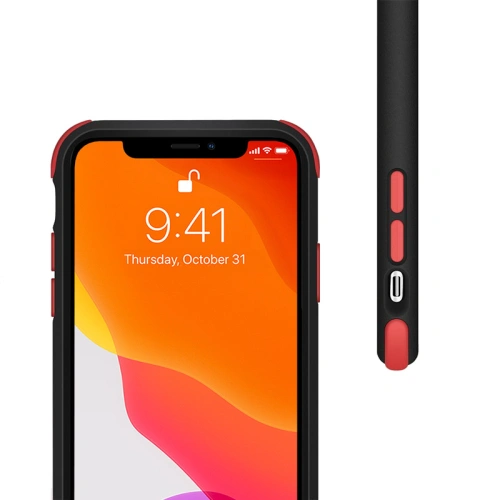 Kup Etui Crong Trace Clear Cover Apple iPhone 11 Pro (černá/červená) - CRG89 - {ean13} - Sklep Home Screen