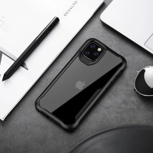 Buy Crong Hybrid Clear Cover Apple iPhone 11 Pro Max (black) - CRG90 - {ean13} - Home Screen Store Europe