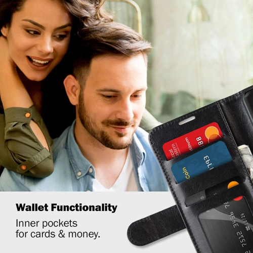 Kup Case Crong Booklet Wallet Apple iPhone 11 Pro Max (schwarz) - CRG110 - {ean13} - Sklep Home Screen