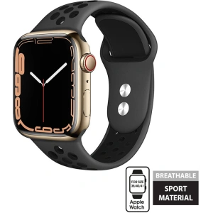 Kup Pasek Crong Duo Sport Apple Watch 4/5/6/7/SE/8/9/10 40/41/42mm (szary/czarny) - CRG139 - {ean13} - Sklep Home Screen