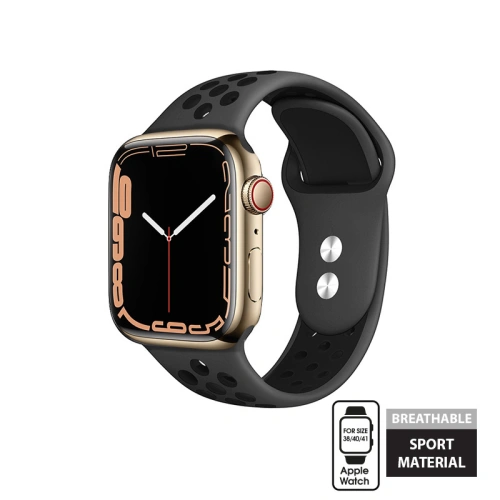 Kup Pasek Crong Duo Sport Apple Watch 4/5/6/7/SE/8/9/10 40/41/42mm (šedý/černý) - CRG139 - {ean13} - Sklep Home Screen
