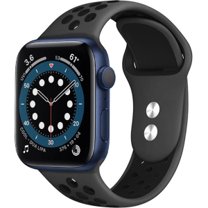 Kup Crong Duo Sport Apple Watch 4/5/6/7/SE/8/9/Ultra 44/45/49mm (grau/schwarz) - CRG140 - {ean13} - Sklep Home Screen