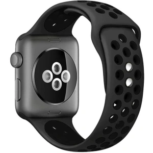 Kup Crong Duo Sport Apple Watch 4/5/6/7/SE/8/9/Ultra 44/45/49mm (grau/schwarz) - CRG140 - {ean13} - Sklep Home Screen