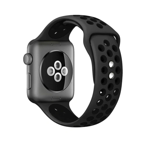 Kup Crong Duo Sport Apple Watch 4/5/6/7/SE/8/9/Ultra 44/45/49mm (grau/schwarz) - CRG140 - {ean13} - Sklep Home Screen