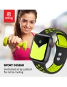 Kup Pasek Crong Duo Sport Apple Watch 4/5/6/7/SE/8/9/Ultra 44/45/49mm (fekete/lime) - CRG142 - {ean13} - Sklep Home Screen