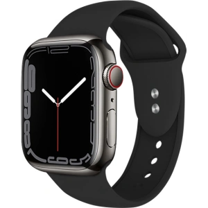 Kup Crong Liquid Apple Watch 4/5/6/7/SE/8/9/Ultra 44/45/49mm (schwarz) - CRG144 - {ean13} - Sklep Home Screen