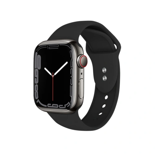 Kup Crong Liquid Apple Watch 4/5/6/7/SE/8/9/Ultra 44/45/49mm (schwarz) - CRG144 - {ean13} - Sklep Home Screen