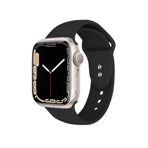 Kup Crong Liquid Apple Watch 4/5/6/7/SE/8/9/Ultra 44/45/49mm (schwarz) - CRG144 - {ean13} - Sklep Home Screen