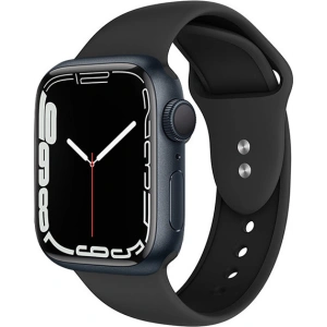 Kup Crong Liquid Apple Watch 4/5/6/7/SE/8/9/Ultra 44/45/49mm (schwarz) - CRG144 - {ean13} - Sklep Home Screen