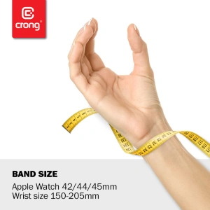 Kup Crong Liquid Apple Watch 4/5/6/7/SE/8/9/Ultra 44/45/49mm (schwarz) - CRG144 - {ean13} - Sklep Home Screen