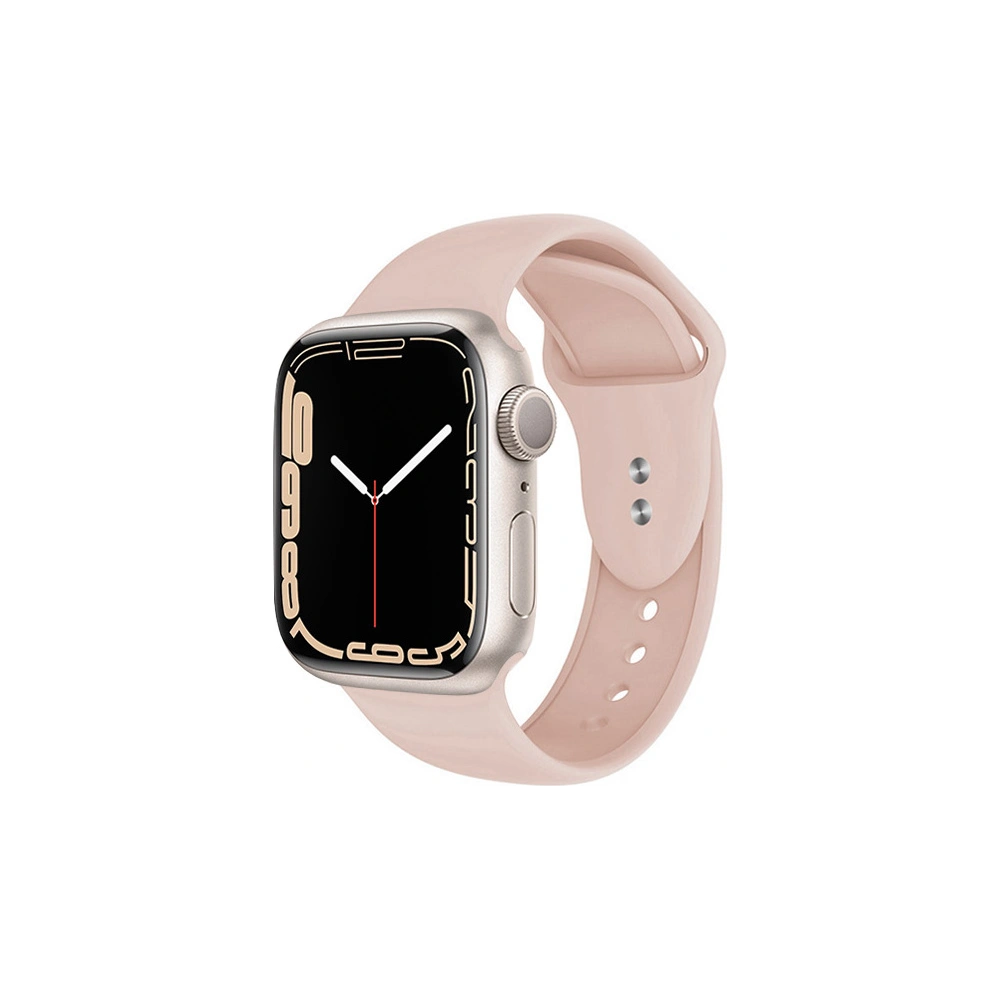 Pasek Crong Liquid Apple Watch 4/5/6/7/SE/8/9/10 40/41/42mm (piaskowy róż)