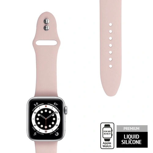 Kup Pasek Crong Liquid Apple Watch 4/5/6/7/SE/8/9/10 40/41/42mm (pískový růž) - CRG145 - {ean13} - Sklep Home Screen