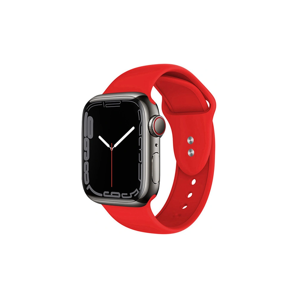 Pasek Crong Liquid Apple Watch 4/5/6/7/SE/8/9/10 40/41/42mm (czerwony)