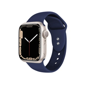 Kup Crong Liquid Apple Watch 4/5/6/7/SE/8/9/Ultra 44/45/49mm (navyblau) - CRG150 - {ean13} - Sklep Home Screen