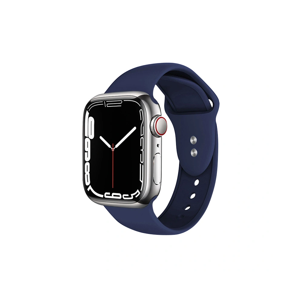 Pasek Crong Liquid Apple Watch 4/5/6/7/SE/8/9/Ultra 44/45/49mm (granatowy)